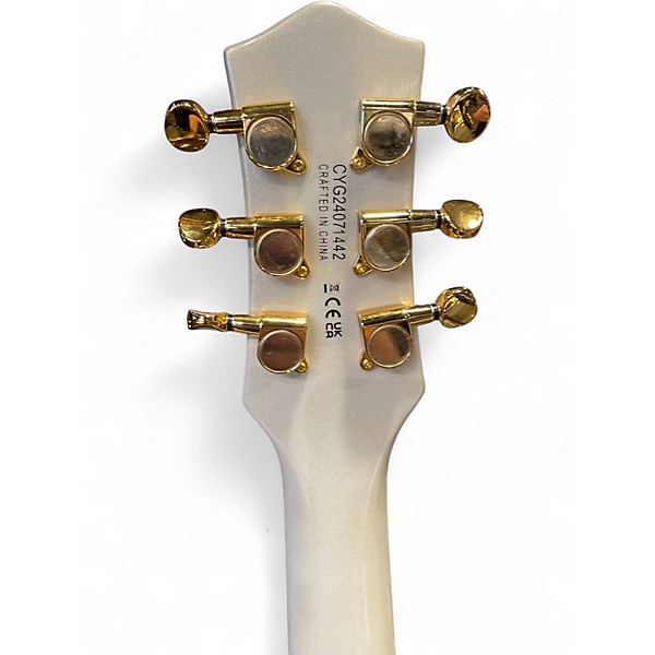 Used Gretsch Guitars G5237 SPARKLE WHITE Solid Body Electric Guitar