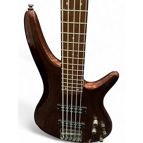 Used Ibanez SR305 5 String RED Electric Bass Guitar