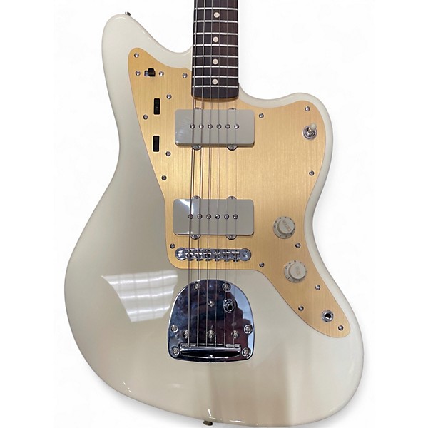 Used Squier J Mascis Jazzmaster Cream Solid Body Electric Guitar