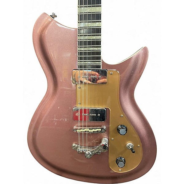 Used Rivolta COMBIINATA 6 Shell Pink Solid Body Electric Guitar