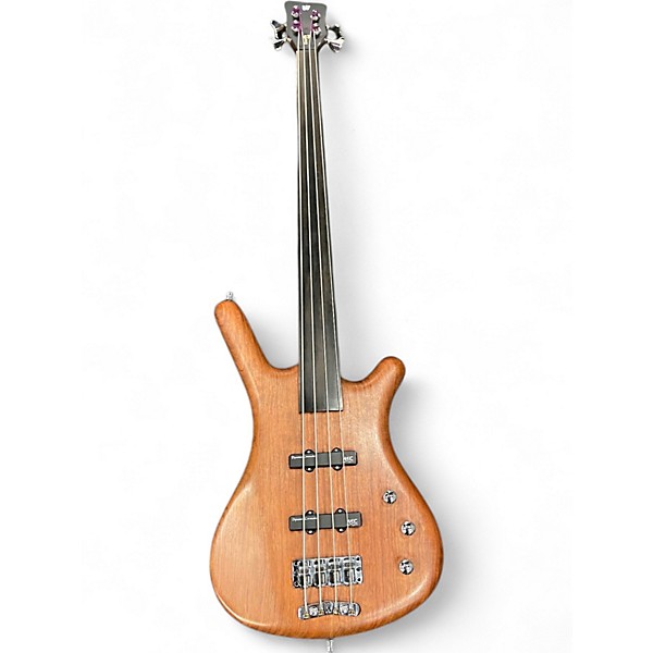 Used Warwick Corvette 4 String Brown Electric Bass Guitar