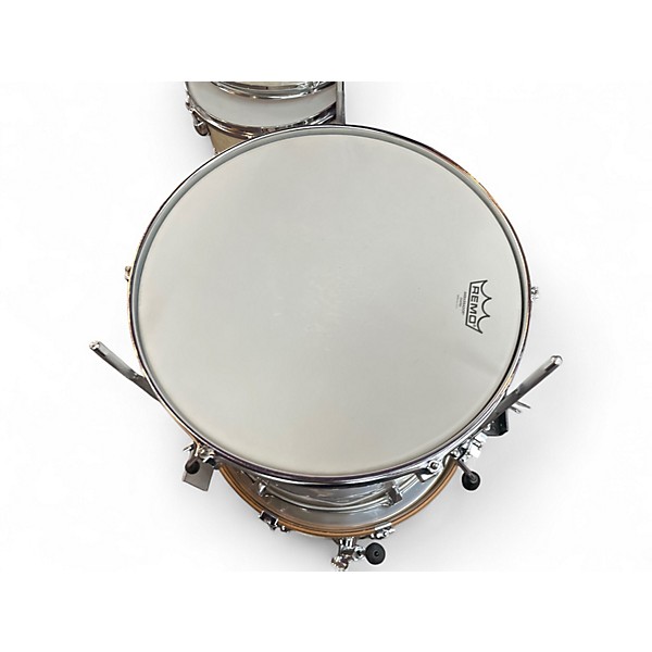 Used Gretsch Drums 6 Piece Catalina Maple WHITE SATIN FLAME Drum Kit