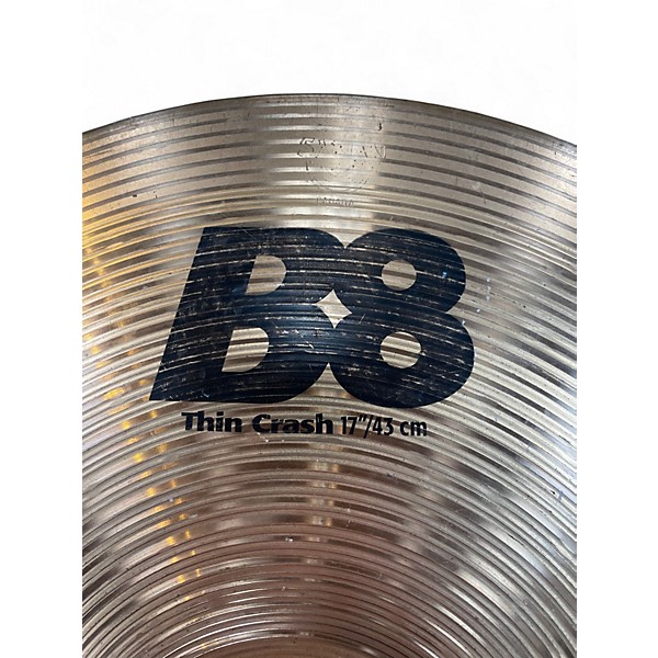 Used SABIAN 17in B8 Thin Crash Cymbal