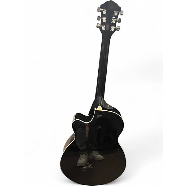 Used Fender FA135CE Concert Black Acoustic Electric Guitar