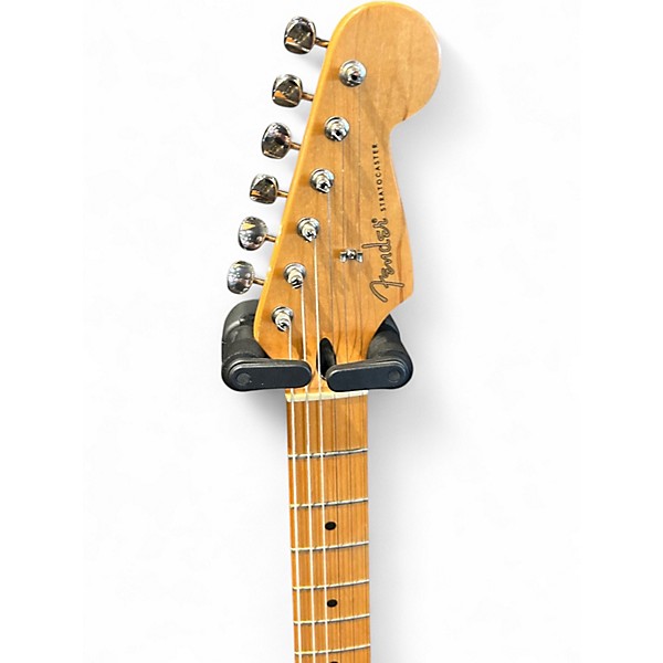 Used Fender Artist Series Jimmie Vaughan Tex-Mex Stratocaster 2 Color Sunburst Solid Body Electric Guitar