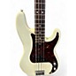 Used Fender American Standard Precision Bass Olympic White Electric Bass Guitar
