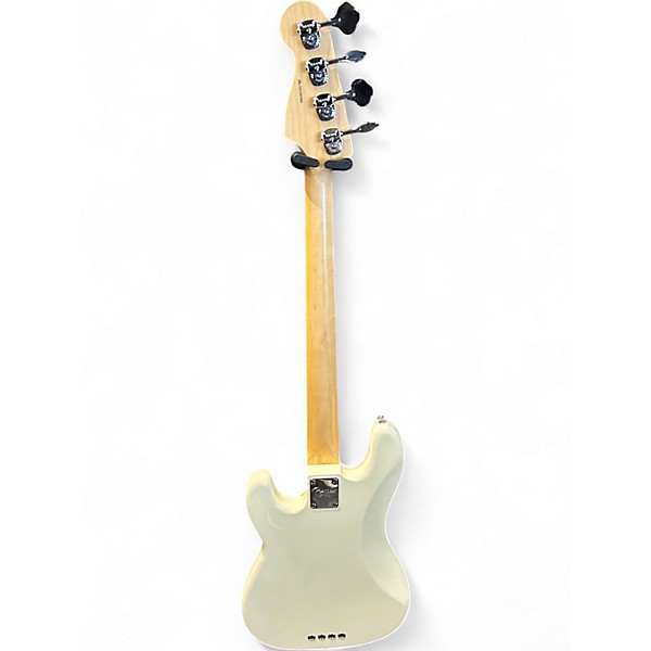 Used Fender American Standard Precision Bass Olympic White Electric Bass Guitar
