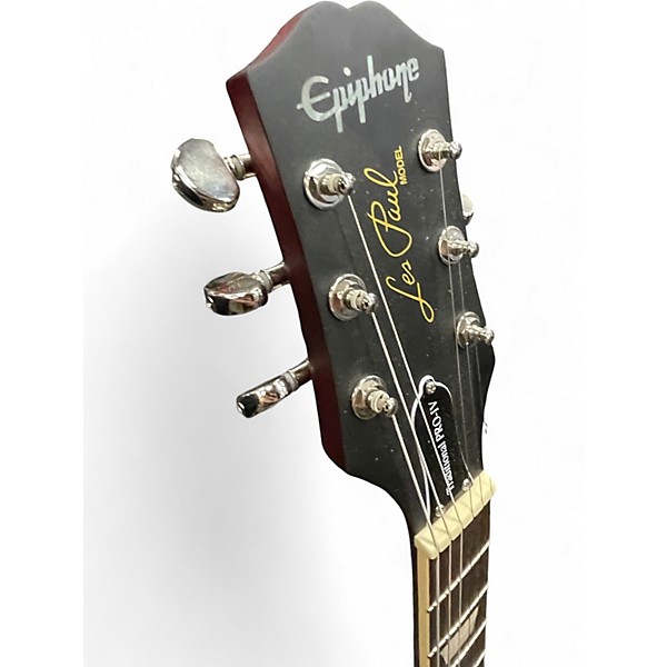 Used Epiphone Les Paul Traditional Pro IV Word Wine Red Solid Body Electric Guitar