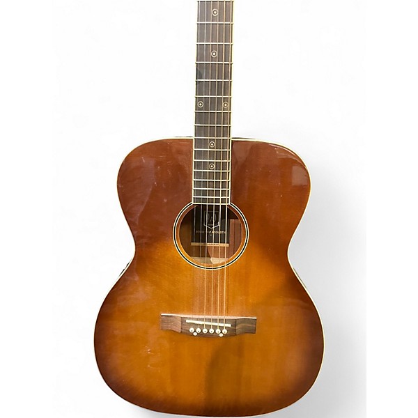 Used JN Guitars Solid Top Acoustic Brown Sunburst Acoustic Guitar