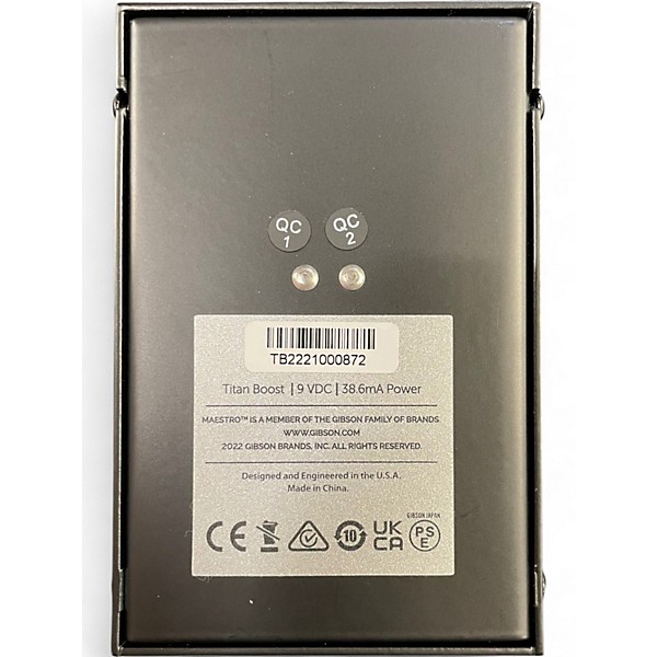 Used Maestro Titan Boost Effect Pedal