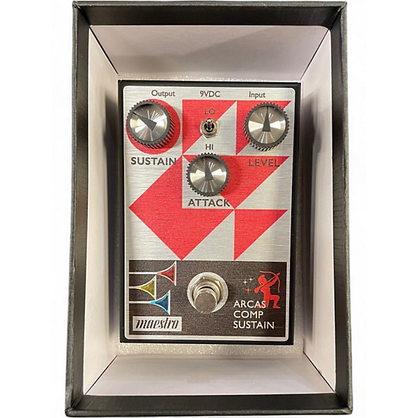 Used Maestro Arcas Compressor Sustainer Effect Pedal