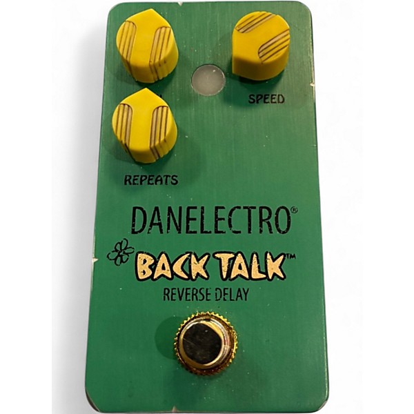 Used Danelectro Back Talk Reverse Delay Effect Pedal