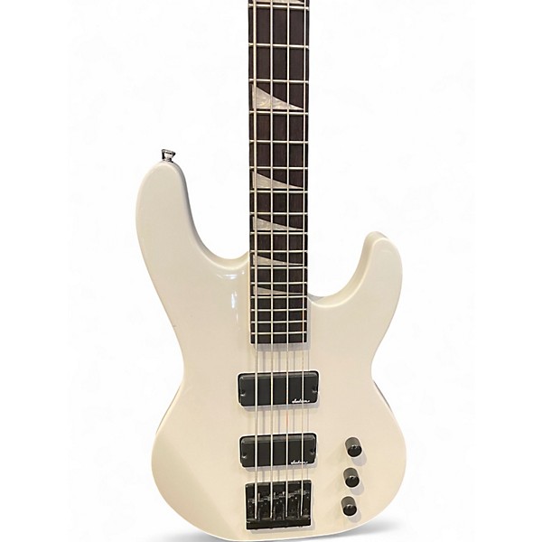 Used Jackson JS2 Concert White Electric Bass Guitar