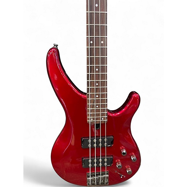 Used Yamaha TRBX304 Candy Apple Red Electric Bass Guitar