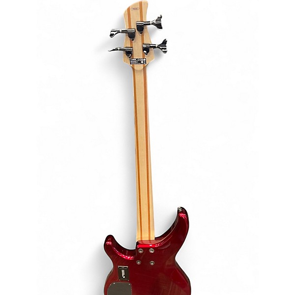 Used Yamaha TRBX304 Candy Apple Red Electric Bass Guitar
