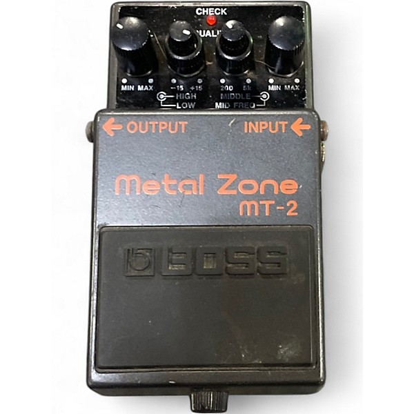 Used BOSS MT2 Metal Zone Distortion Effect Pedal