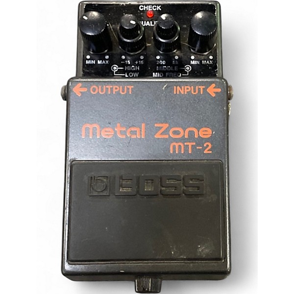 Used BOSS MT2 Metal Zone Distortion Effect Pedal
