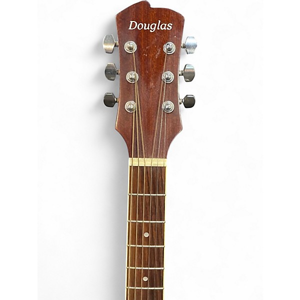Used Douglas signus Natural Acoustic Guitar