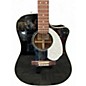 Used Fender Sonoran SCE Black Acoustic Electric Guitar