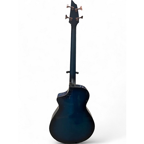 Used Breedlove PURSUIT EX S CONCERT TW BASS CE Trans Blue Acoustic Bass Guitar