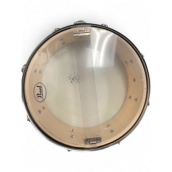 Used Pearl 6X14 Forum Series Snare Candy Apple Red Drum