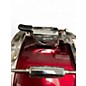 Used Pearl 6X14 Forum Series Snare Candy Apple Red Drum