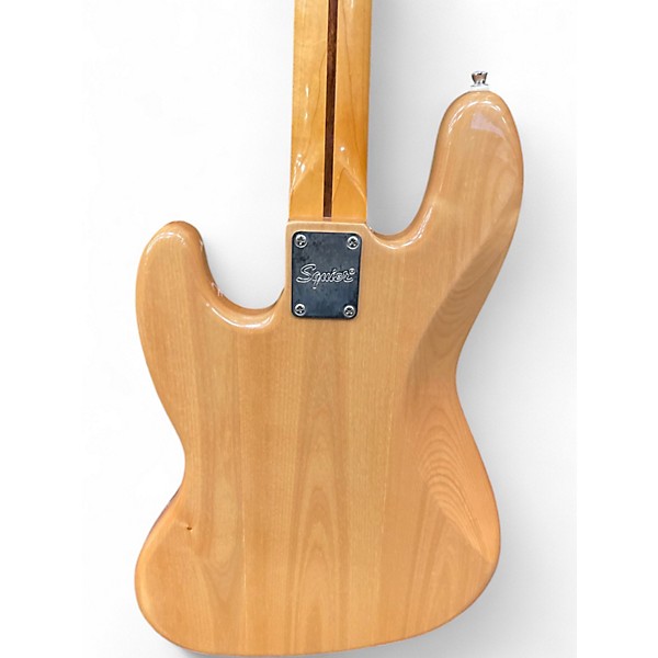 Used Squier Classic Vibe 70s Jazz Bass Natural Electric Bass Guitar