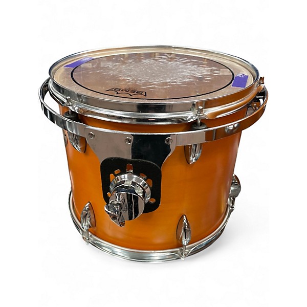 Used Ludwig 4 Piece Accent CS Orange Drum Kit
