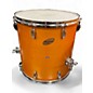 Used Ludwig 4 Piece Accent CS Orange Drum Kit