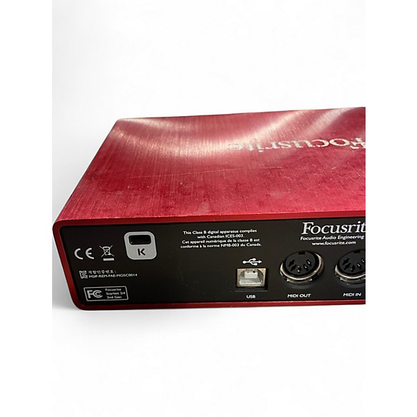 Used Focusrite Scarlett 2i4 Gen 2 Audio Interface