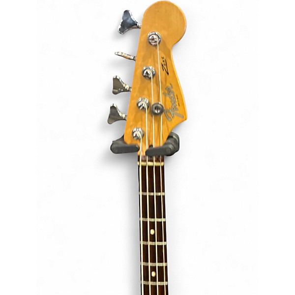 Used Fender Deluxe Zone Bass Sage Green Metallic Electric Bass Guitar