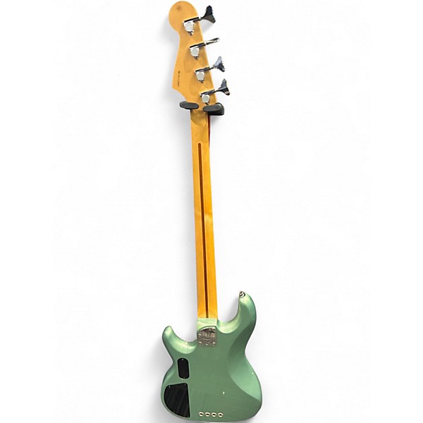 Used Fender Deluxe Zone Bass Sage Green Metallic Electric Bass Guitar