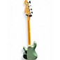 Used Fender Deluxe Zone Bass Sage Green Metallic Electric Bass Guitar