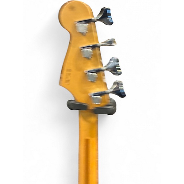 Used Fender Deluxe Zone Bass Sage Green Metallic Electric Bass Guitar