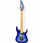 Used Ibanez RGA42FM FLAT BLUE Solid Body Electric Guitar thumbnail