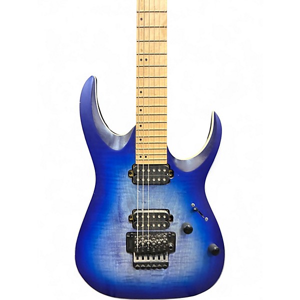 Used Ibanez RGA42FM FLAT BLUE Solid Body Electric Guitar