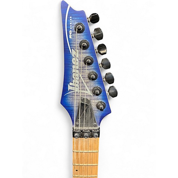 Used Ibanez RGA42FM FLAT BLUE Solid Body Electric Guitar