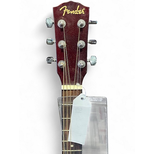 Used Fender FA100 Natural Acoustic Guitar