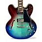 Used Epiphone ES335 Ocean Blue Burst Hollow Body Electric Guitar
