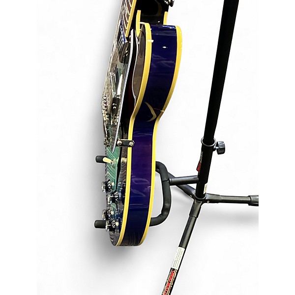 Used Epiphone ES335 Ocean Blue Burst Hollow Body Electric Guitar