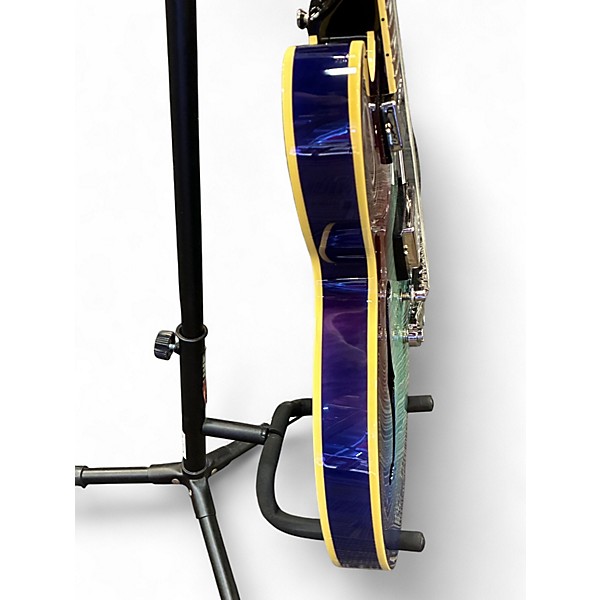 Used Epiphone ES335 Ocean Blue Burst Hollow Body Electric Guitar