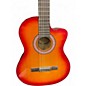 Used Segovia GC-2CE ABS Cherry Sunburst Classical Acoustic Electric Guitar