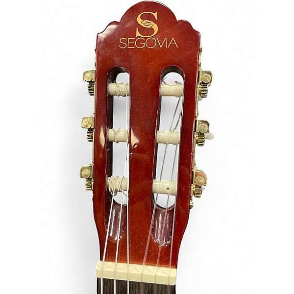 Used Segovia GC-2CE ABS Cherry Sunburst Classical Acoustic Electric Guitar