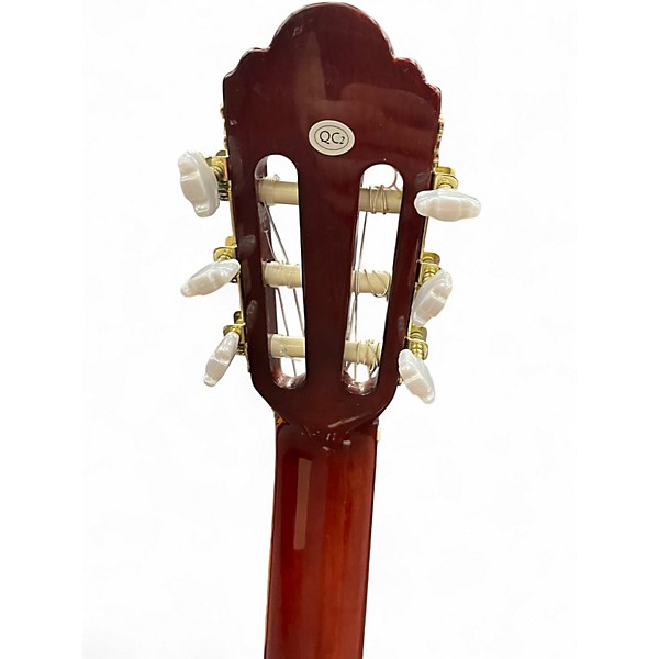 Used Segovia GC-2CE ABS Cherry Sunburst Classical Acoustic Electric Guitar