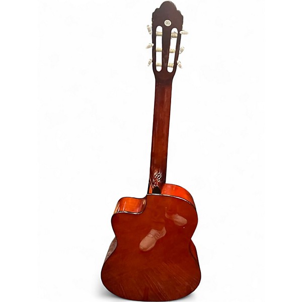 Used Segovia GC-2CE ABS Cherry Sunburst Classical Acoustic Electric Guitar