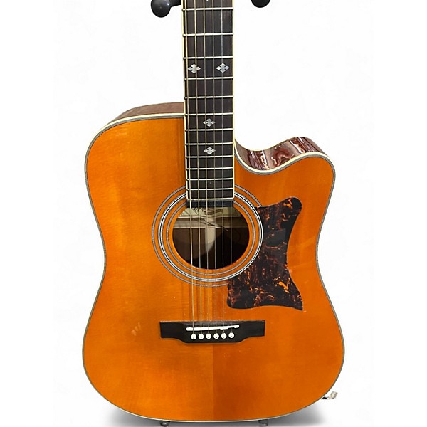 Used Epiphone DR500MCE Masterbuilt Natural Acoustic Electric Guitar