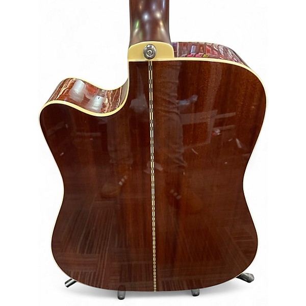 Used Epiphone DR500MCE Masterbuilt Natural Acoustic Electric Guitar