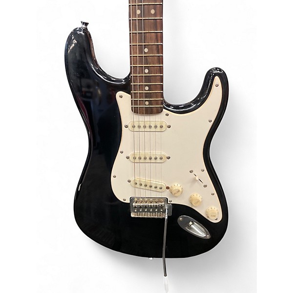 Used Squier Affinity Stratocaster Black Solid Body Electric Guitar