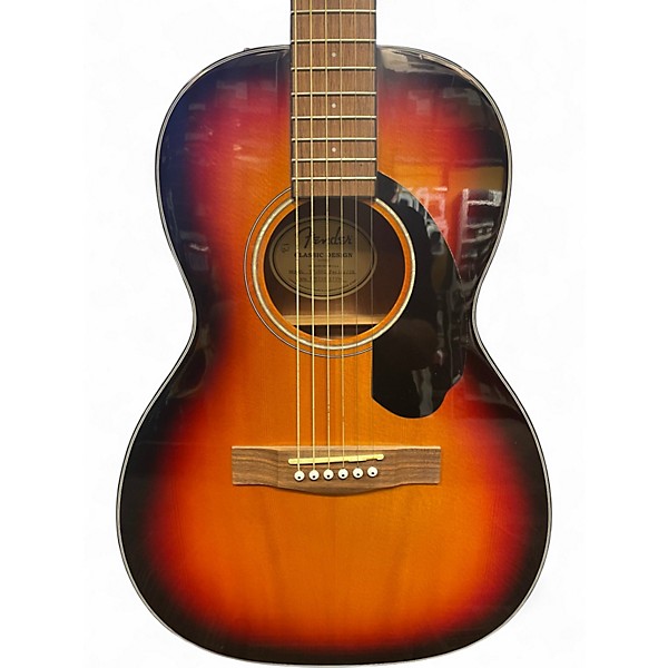 Used 2020s Fender CP-60S 3 Color Sunburst Acoustic Guitar