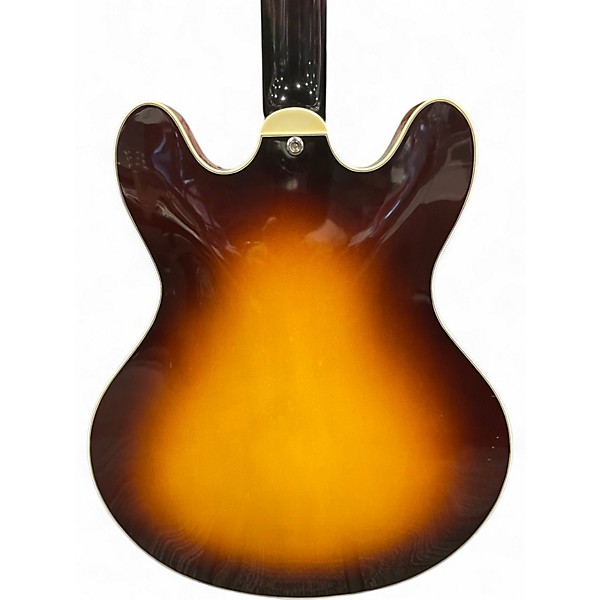 Used Eastman T386 2 Tone Sunburst Hollow Body Electric Guitar